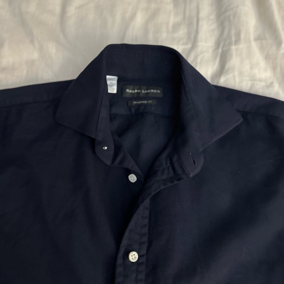 Ralph Lauren Black Label Wool Button Down Shirt Made in Italy - Picture 3 of 3